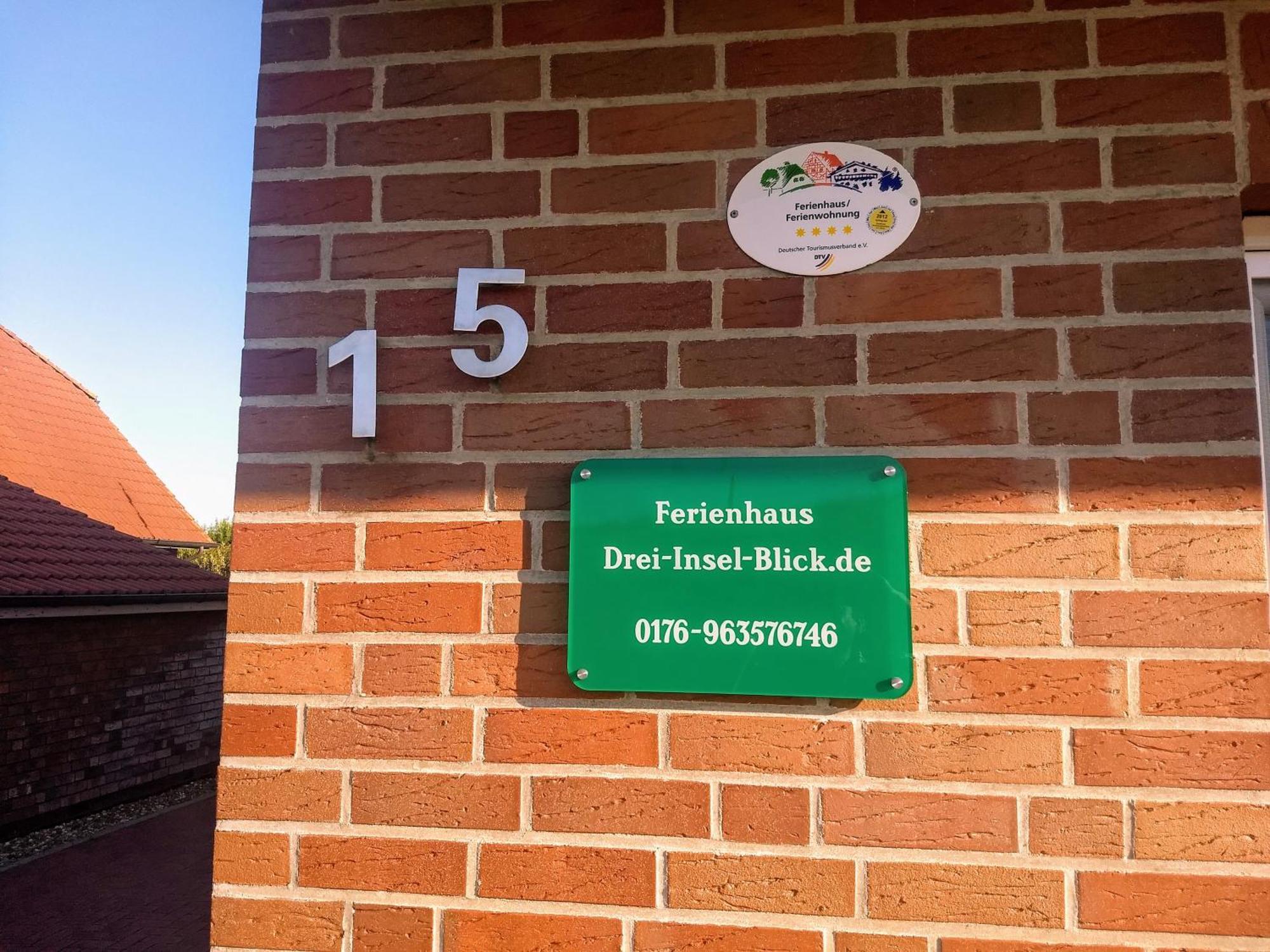Drei-Insel-Blick Neßmersiel Dış mekan fotoğraf